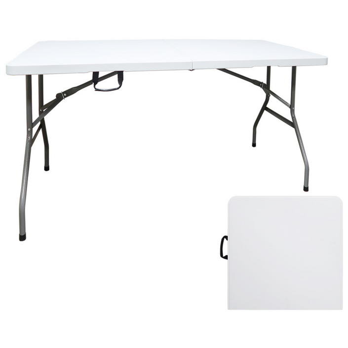 포네라 브로몰딩 듀라 접이식 테이블 야외 행사 캠핑용 아웃도어 식탁 1500, 화이트
