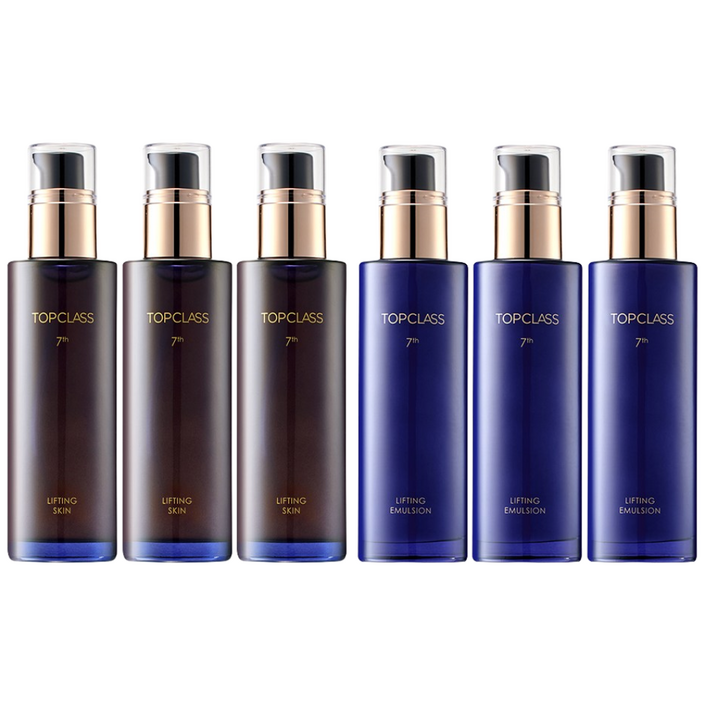 참존 3+3 탑클래스 리프팅 듀오 스킨 로션 120ML 총6개