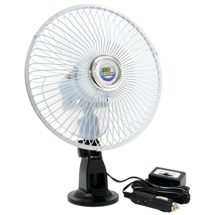 INR 에코카팬12V 24V 흡착식 차량용 선풍기