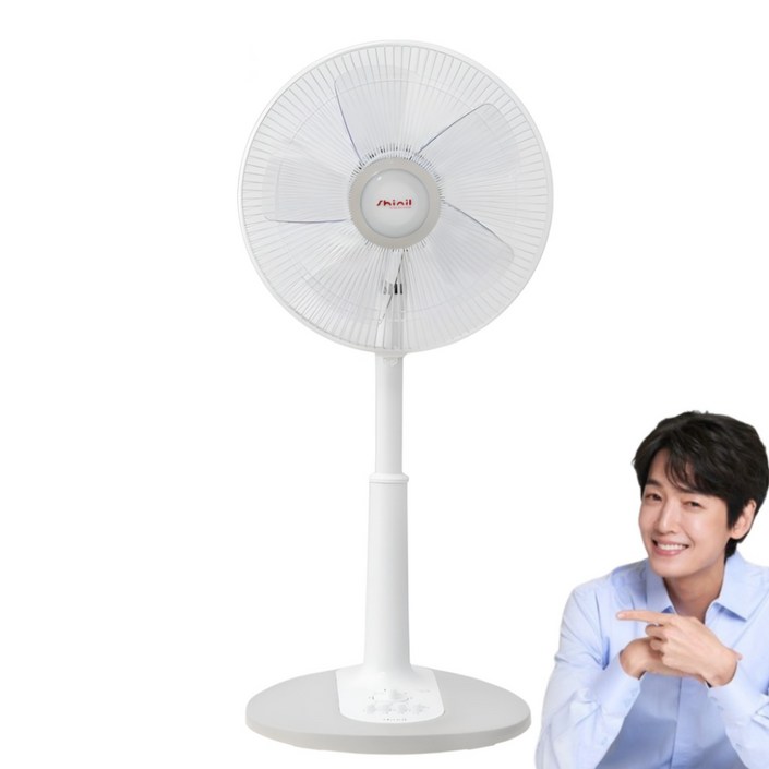 25년형 재입고신일 기본형 스탠드 선풍기, 아이보리 SIFK12WSA