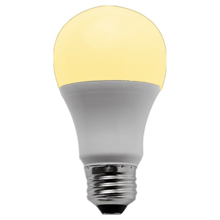 e26 소켓 LED 전구 8W 주황색빛,3000K, 전구색, 2개
