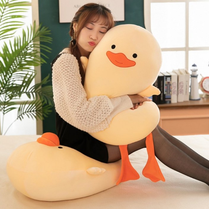 쫀득 바디필로우 모찌 쿠션 오리 배게