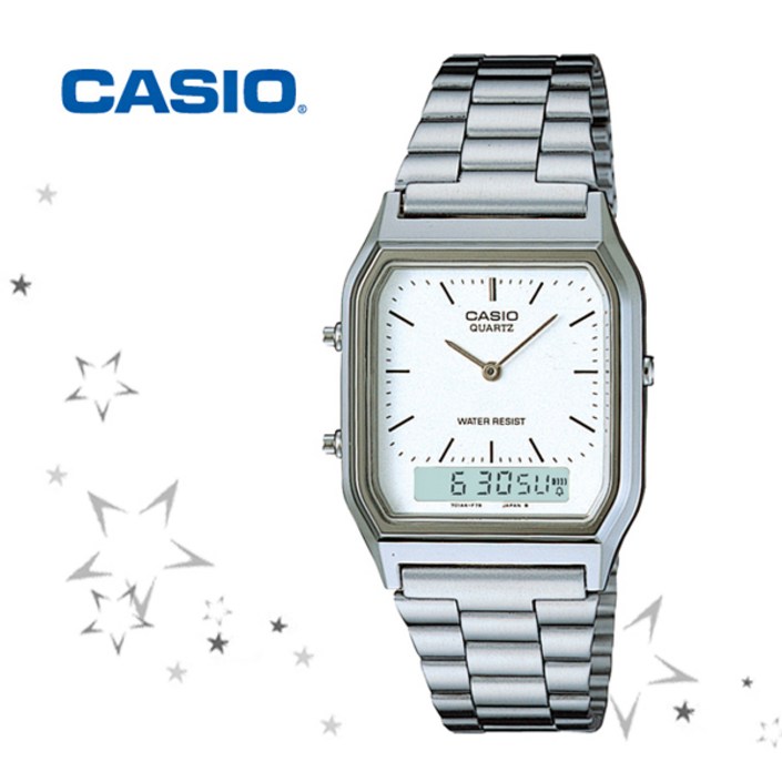 카시오 AQ-230A-7 카시오시계 CASIO 남녀공용 아날로그 디지털 시계 20230724