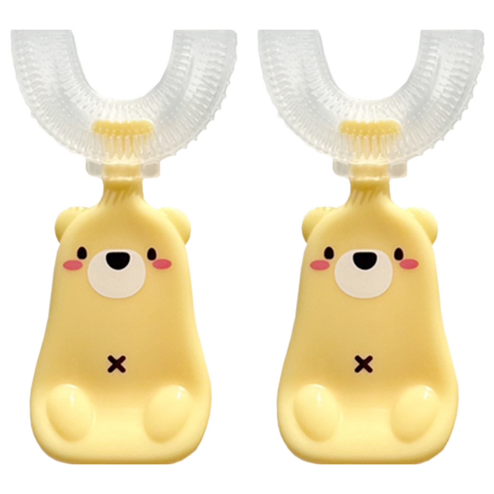 나와아기 U자형 실리콘 영유아칫솔