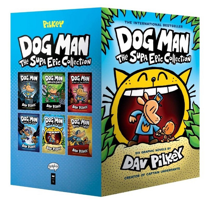 Dog Man. 16 Boxed SetThe Supa Epic Collection From the Creator of Captain Underpants, Scholastic