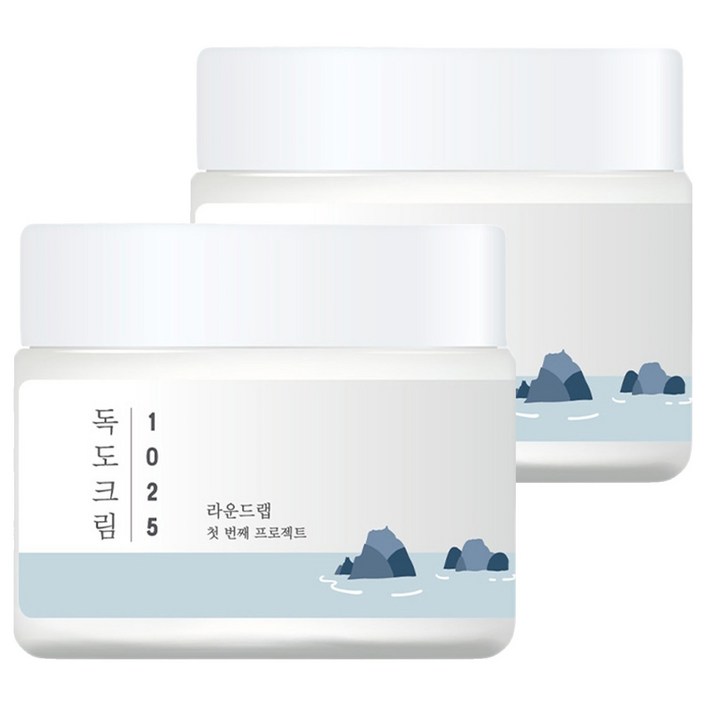 라운드랩 1025 독도 크림, 80ml, 2개