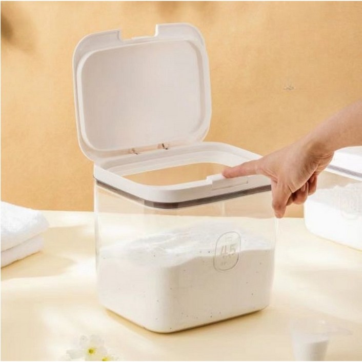 원이네 원터치 캡 세제 보관함 2.8L