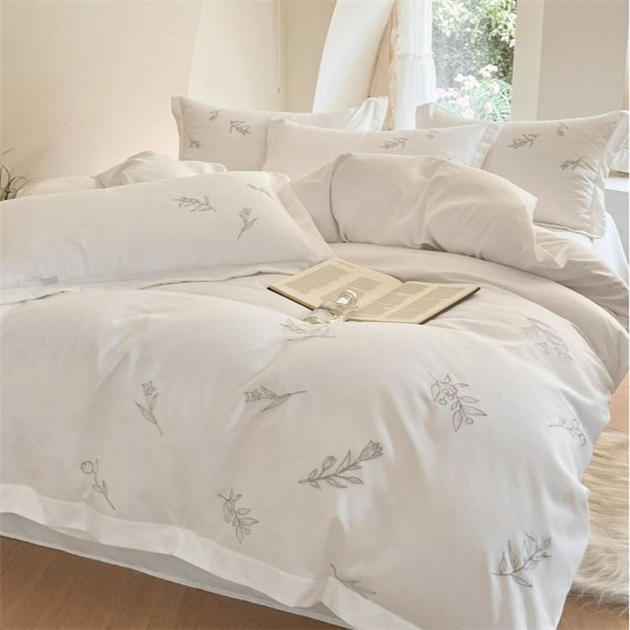 이불세트 호텔식 침구세트 디자수 베이직 세미마이크로 침구세트 가을겨울용 Z950-018