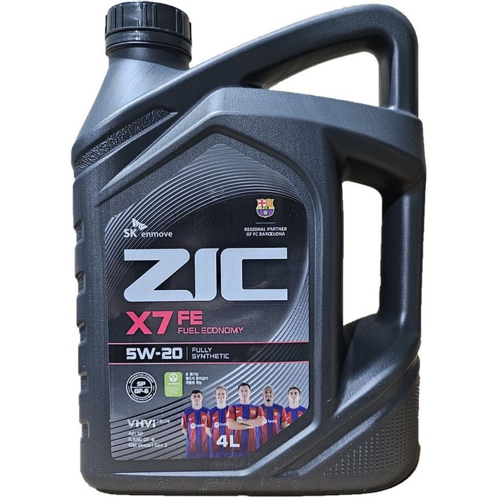ZIC 지크 X7 FE 5w20 4L