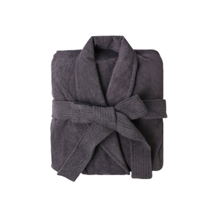 송월타월 40수 라이트 가운 호텔 목욕가운 M, 1개, 다크그레이