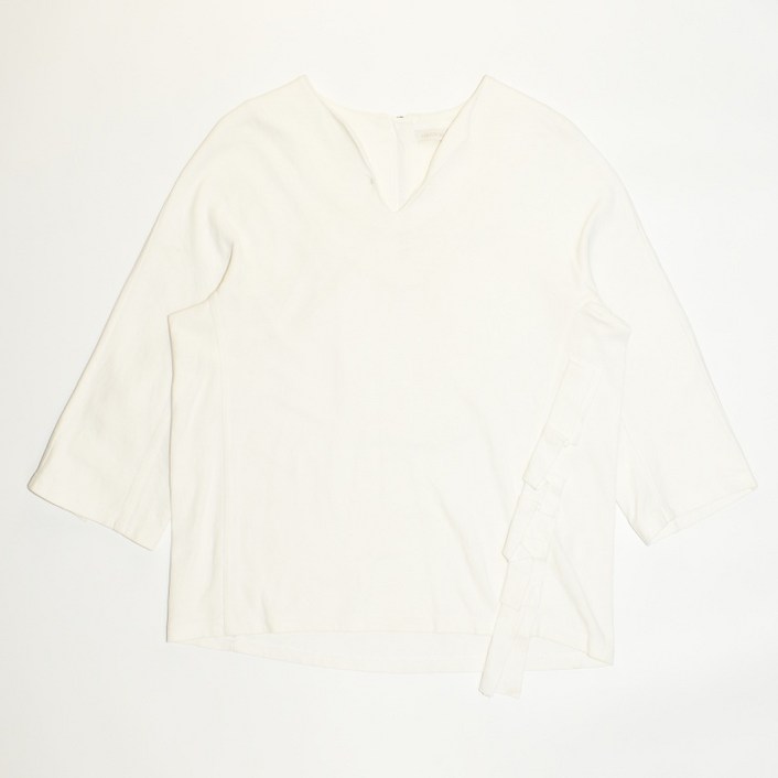 빈티지테크 2916.발렌시아 브이넥 프릴 7부티셔츠정품여성 55
