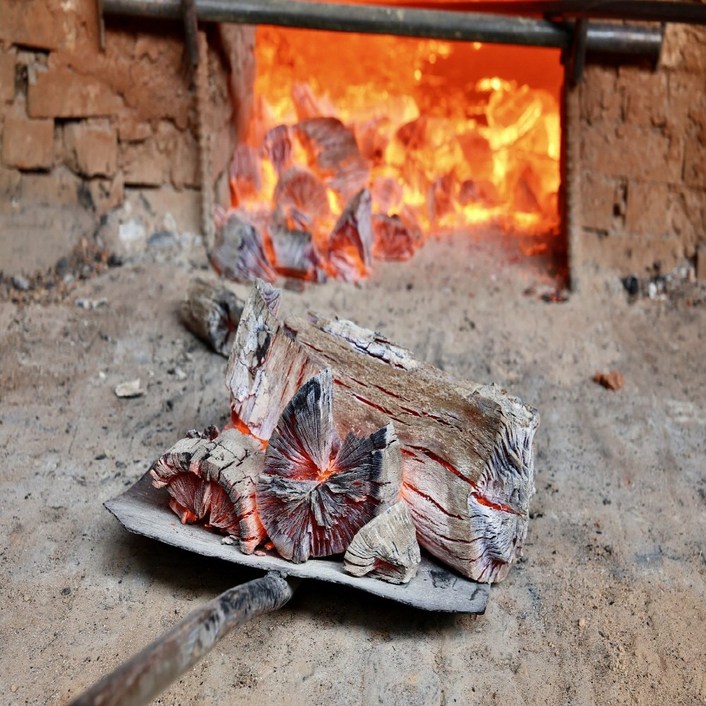 두번구워 튀지않는 최고급 국내산참숯(백탄), 1박스, 7kg