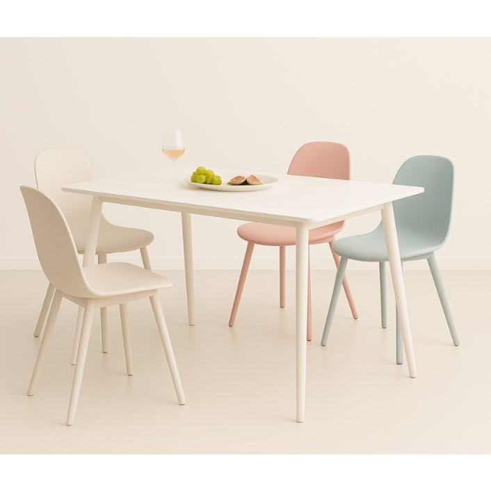 이케아 식탁 테이블 원목 E0 2인용 4인용 6인용 세트