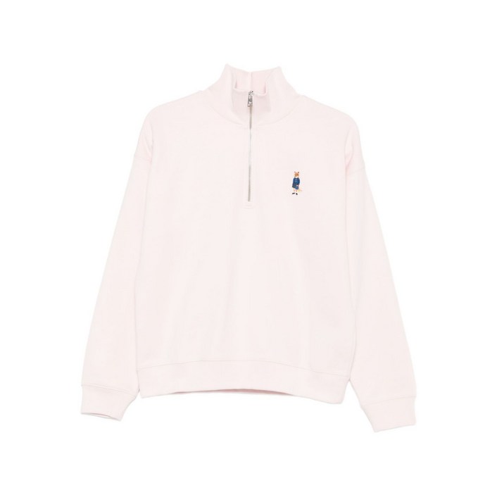 메종키츠네 로고 자수 스웨트셔츠