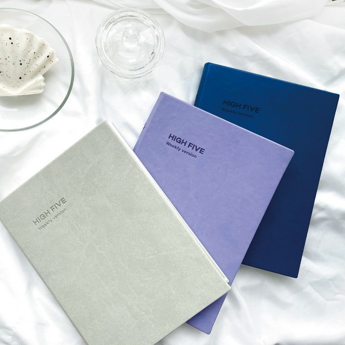 갓생 플래너 하이파이브 위클리 주간 플래너 스케쥴러 다이어리  반기형, 라벤더, 1개