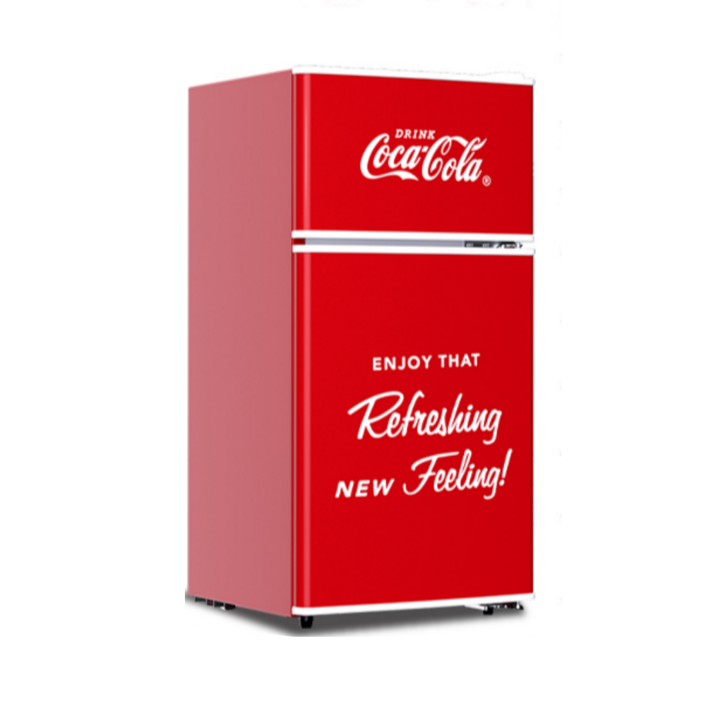 르비딕 코카콜라 투도어 미니냉장고 레트로 냉동고 온장고 슬림형 사무실 기숙사 원룸 저소음