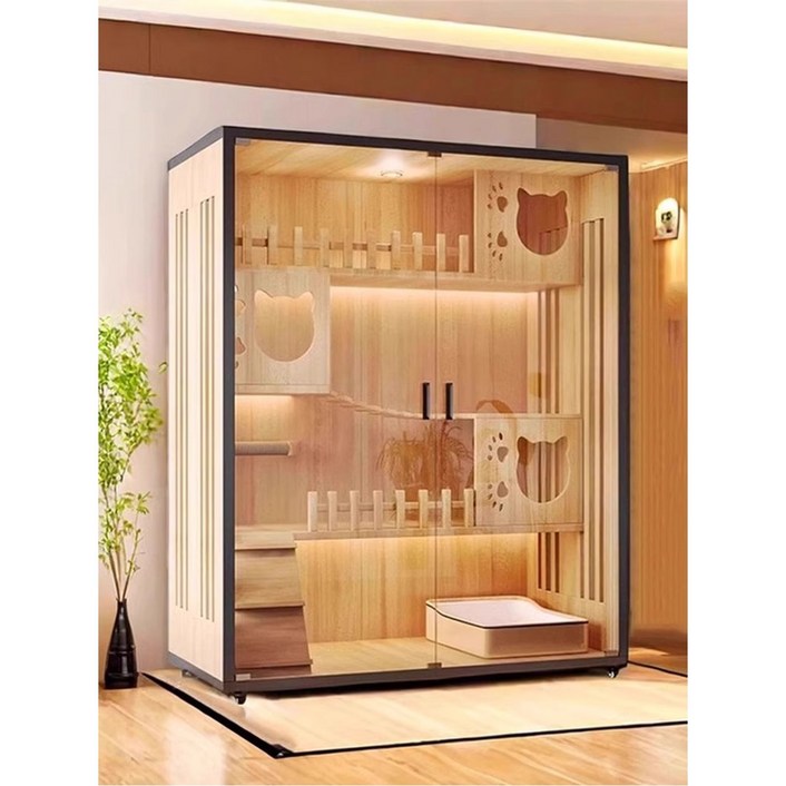 하우스 놀이터 별장 빌라 원목 실내 화이트 세트 캣케 침칠라 형 호텔