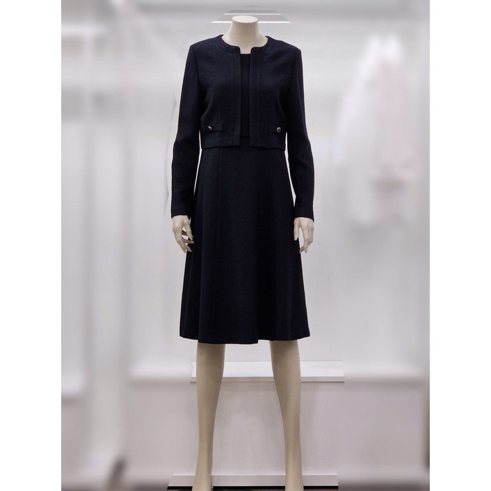 프렐린 RJO253011 네이비 투피스형 투인원 원피스