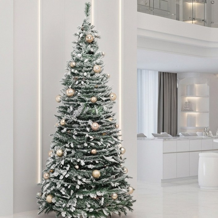 윈터벨 올인원 크리스마스 팝업 원터치 접이식 트리, 골드[180cm]