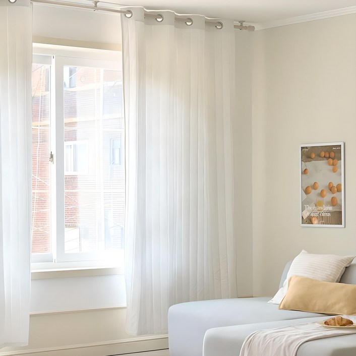 모던하우스 ON 아일렛형 바람막이 패딩 3도씨 커튼