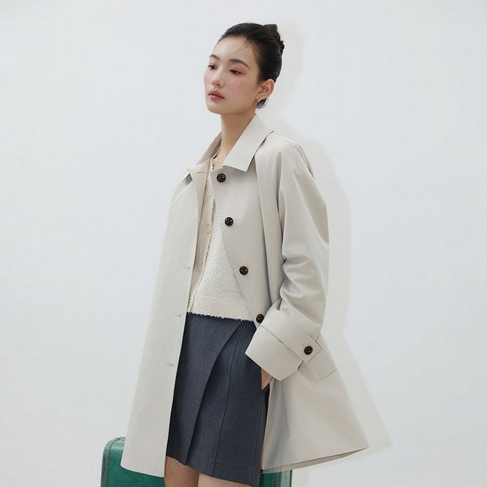 [백화점 정품] 25FW 잇미샤 [25 SS] 비대칭 미니랩 스커트 ITP3ZSK760