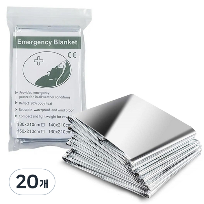 i12B 비상 휴대용 응급 구명 보온 담요 130×210