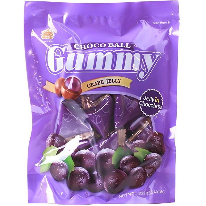 이메이 구미초코볼 포도맛