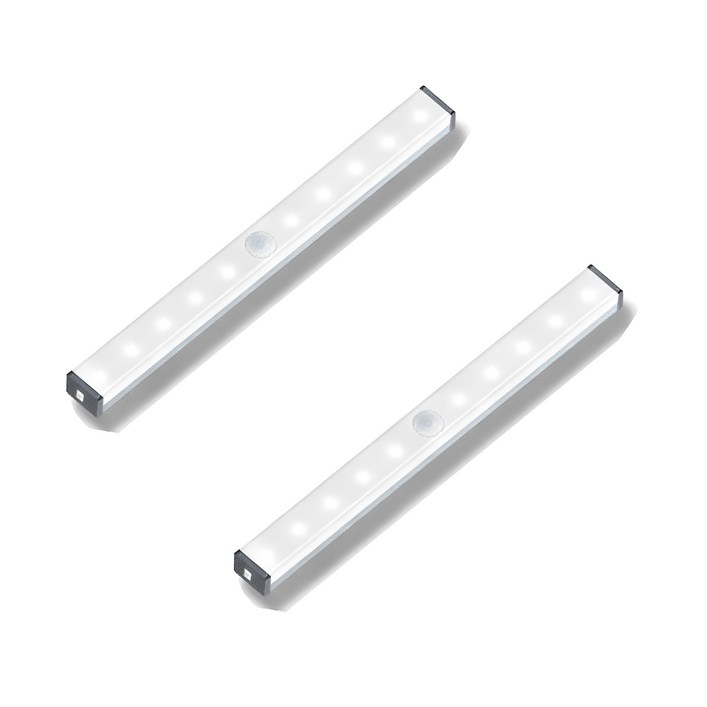 노바리빙 LED 무선 충전식 210mm 센서등, 주광색, 2개