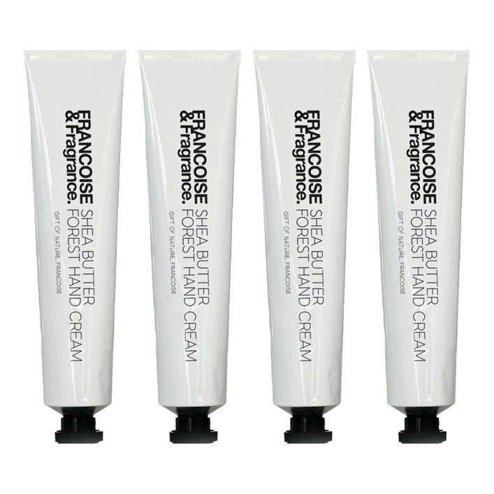 프랑스와즈 시어버터 포레스트 핸드크림, 40ml, 4개