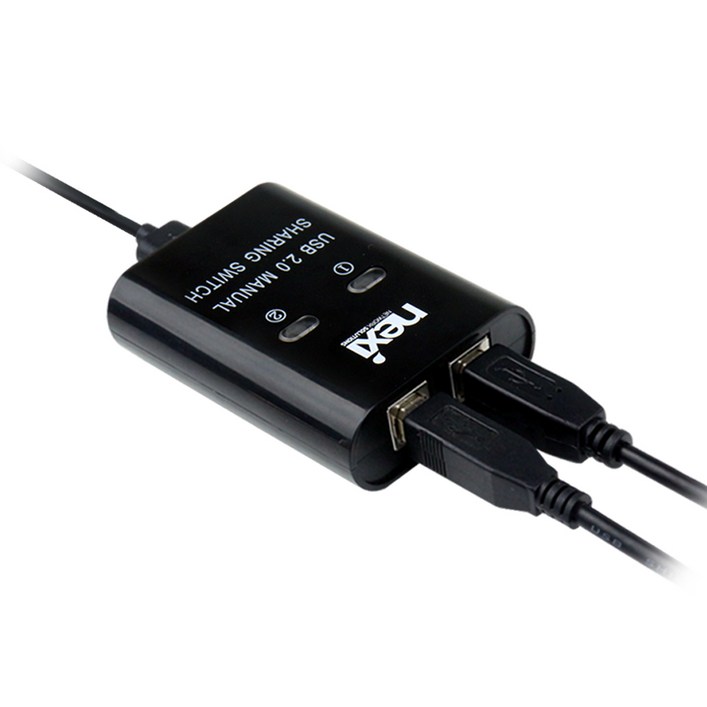 넥시 USB 스위치 선택기 21, NXU221S, 1개