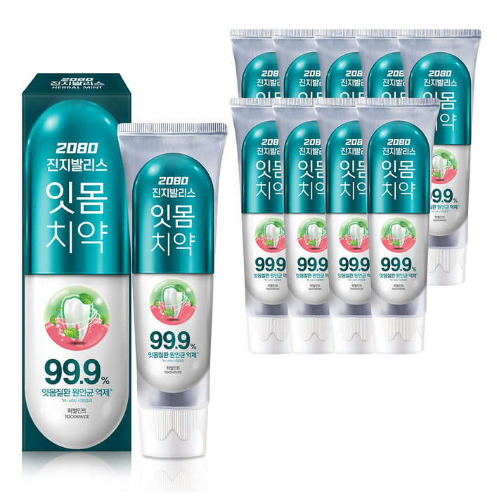 2080 진지발리스 허벌민트 잇몸치약 2080 진지발리스 허벌민트 잇몸치약