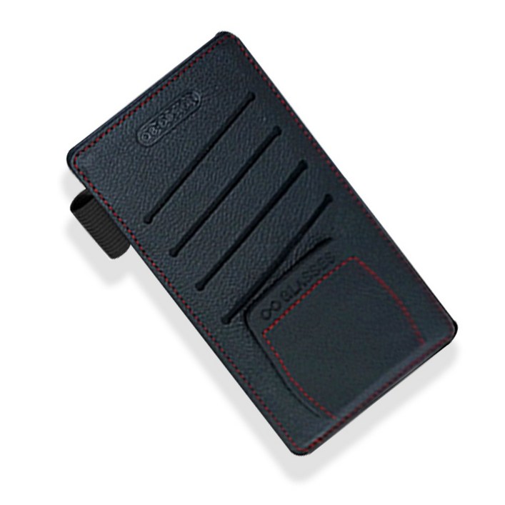 카이르 차량용 썬바이저 카드포켓 블랙 15.5 x 8.5 x 0.5 cm