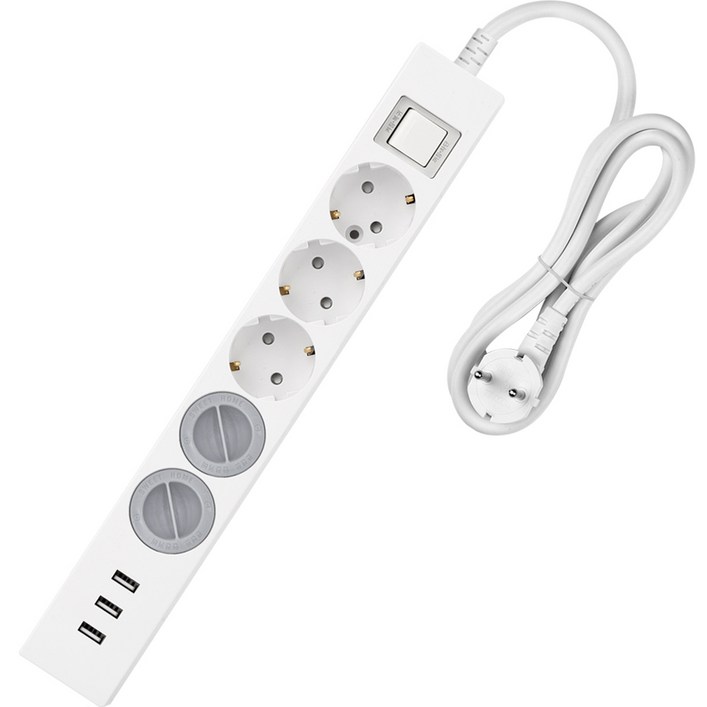 스윗홈 과부하차단 USB 3포트 5구 멀티탭 안전커버 2p 세트 스윗홈 과부하차단 USB 3포트 5구 멀티탭 안전커버 2p 세트