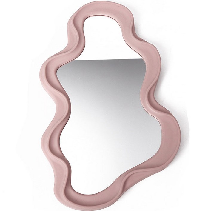 에버하우스 인테리어 비정형 물결 벽거울 타입B