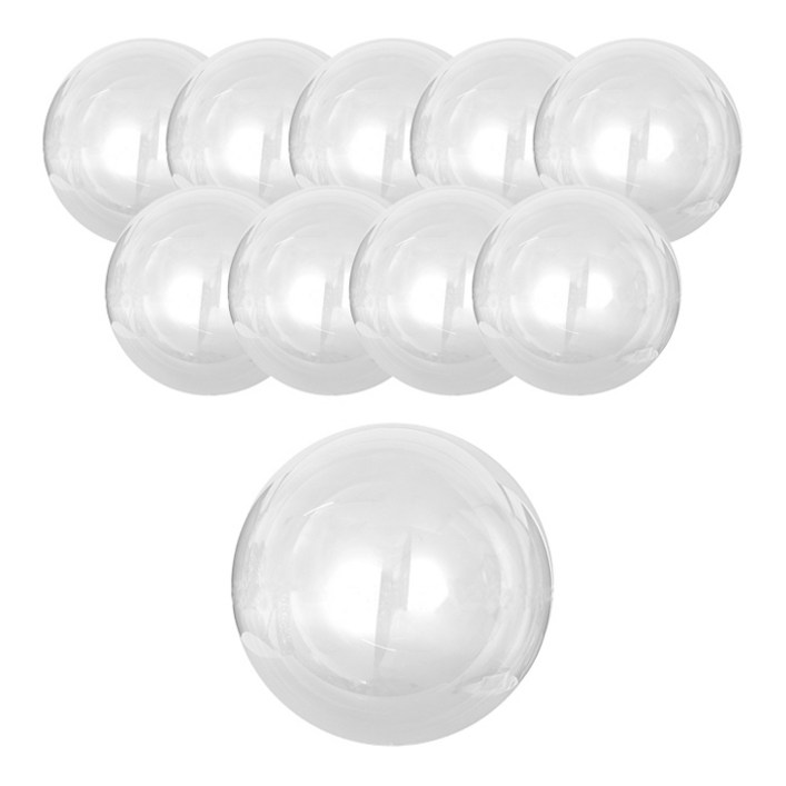 윰스 PVC 버블 풍선 90cm, 투명, 10개