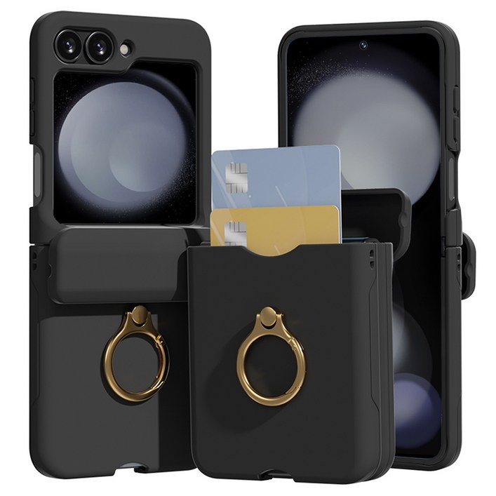 엑씨 가디언 카드수납 링 자동 폴딩 힌지보호 휴대폰 케이스