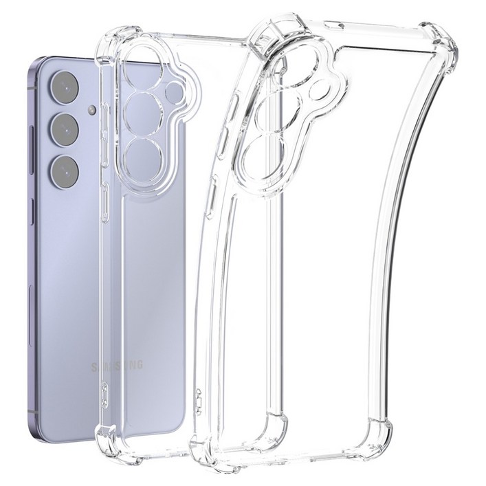 굿밸류 크리스탈 에어 젤리 쿠션 휴대폰 케이스 2p