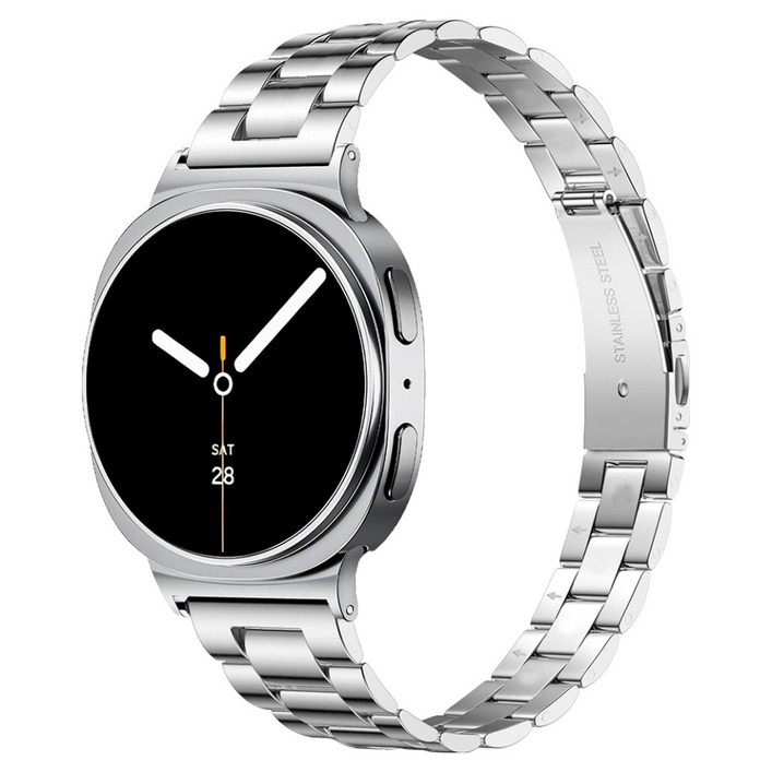 누아트 갤럭시워치 호환 스트랩 슬림핏 라이트 메탈 밴드