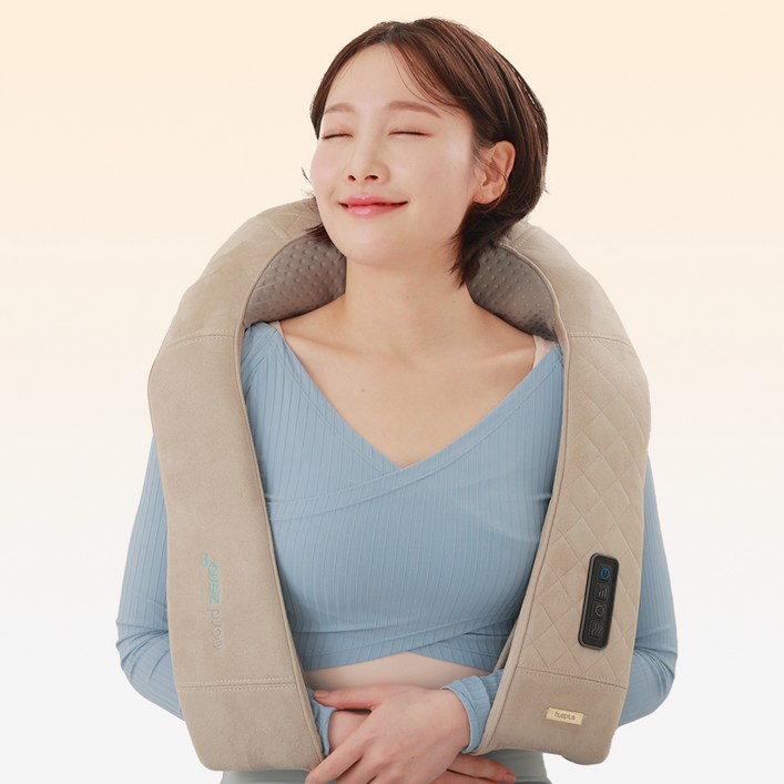 휴플러스 3 in 1 무선 듀얼 태핑 목 어깨 안마기 Cordzero3300, Cordzero3300, 단일 색상