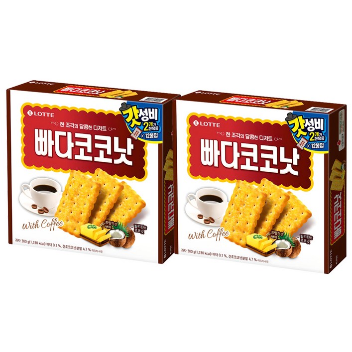 롯데제과 빠다코코낫 오리지날, 600g, 1개