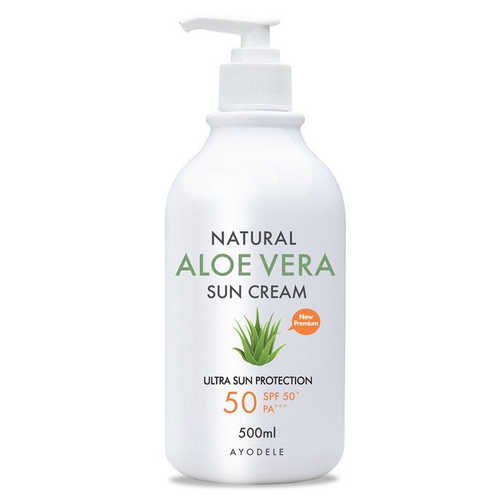 아요델 내추럴 알로에베라 선크림 SPF50 PA