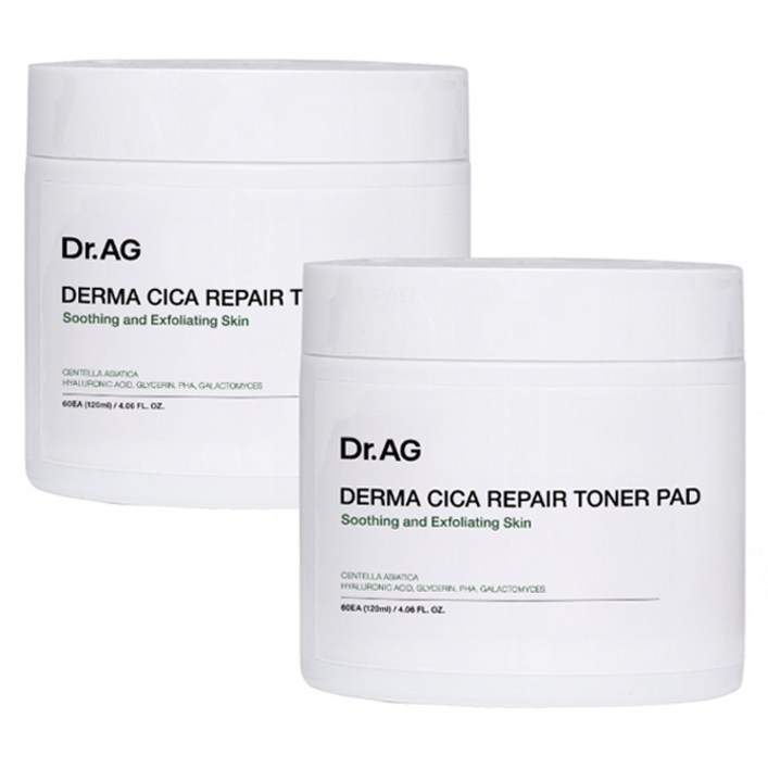 닥터에이지 시카 진정 필링패드 120ml, 60매입, 2개