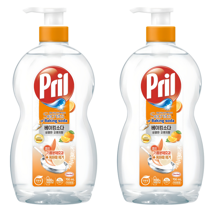 프릴 시크릿오브 베이킹소다 주방세제 상큼한 오렌지향