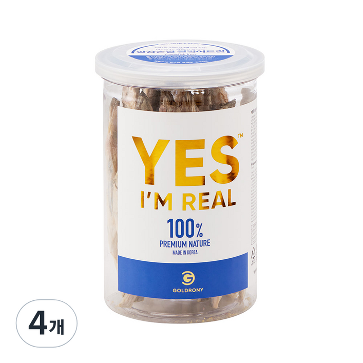 골드로니 반려동물 예스아임 리얼 프리미엄 깔끔손질 열빙어 트릿 60g, 열빙어, 60g, 4개