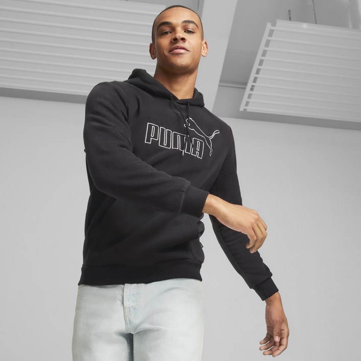 PUMA푸마남성용에센셜 엘리베이티드 폴라플리스 후디ESS ELEVATED POLARFLEECE HOODIE