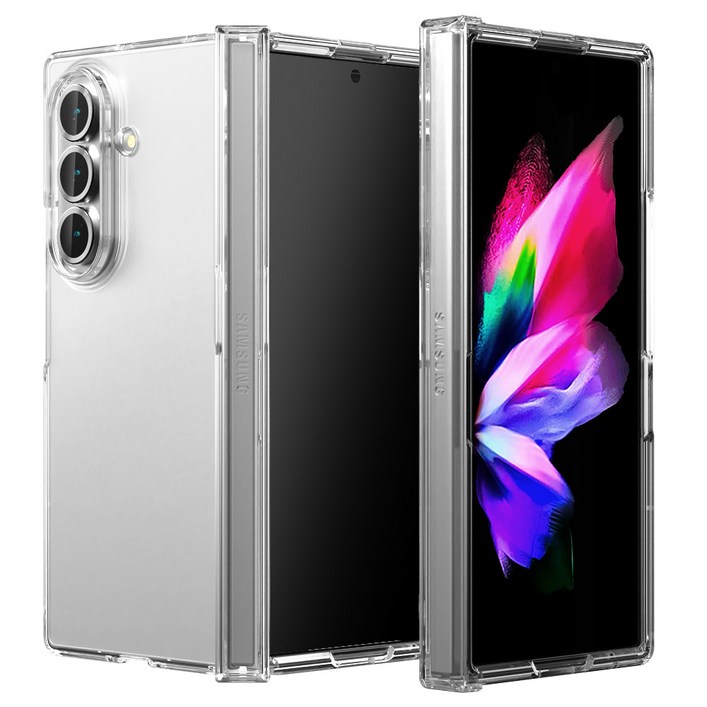 구스페리 클리어 커버 힌지보호 풀커버 휴대폰 케이스