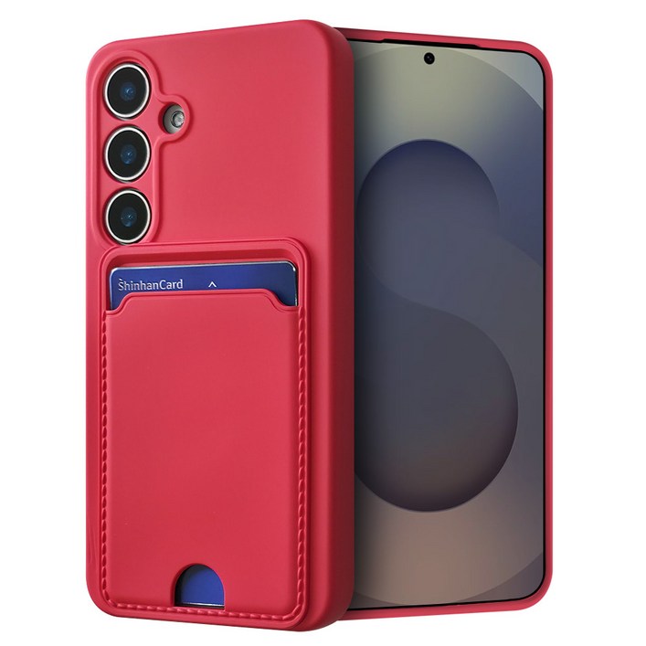 모나프리 카드 포켓 파스텔 젤리 휴대폰 케이스