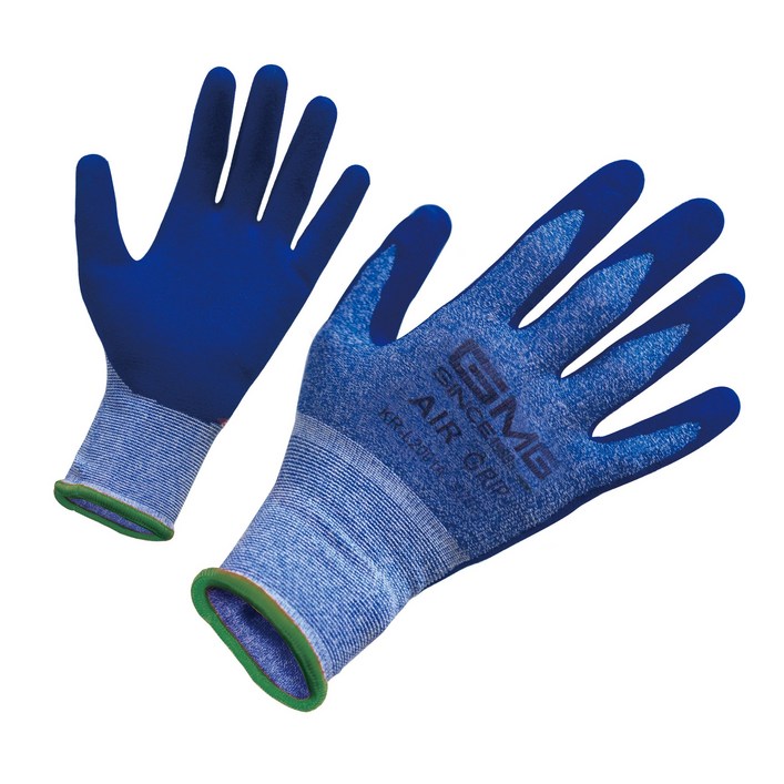 지엠지 에어그립 작업 코팅 장갑 양손착용 M L2001A