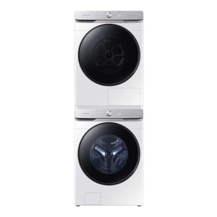 삼성전자 그랑데 AI 세탁기 WF21T6500KW + 건조기 DV19T8745BW 21kg + 19kg 직렬설치 패키지 방문설치