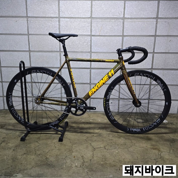 2025 엔진11 볼텍스 머스타드 픽시 고정기어 자전거